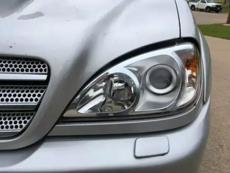 Для Mercedes Benz M Class W163 ML ультра яркий дневной свет указатель поворота SMD светодиодный ангельские глазки Halo кольца комплект автомобильных аксессуаров