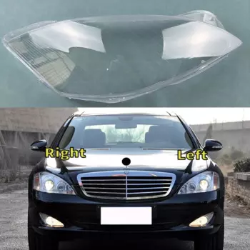 Для Mercedes-Benz S-class W221 2006-2009 Автомобильная Передняя фара Крышка объектива прозрачные стеклянные фары лампа оболочка маски