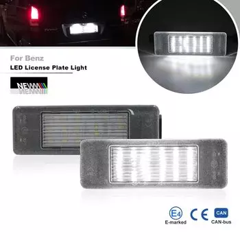 Для Mercedes Benz Sprinter 906/Viano W639/Vito W639 2x Canbus безошибочный белый задний светодиодный светильник номерного знака, бирка, лампа