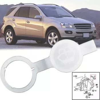 Для Mercedes Benz W163 ML-Class лобовое стекло автомобиля, резервуар для жидкости стеклоочистителя, резервуар для воды, крышка багажника OE # A 1638690508