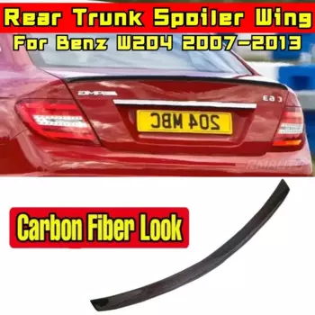 Для Mercedes Benz W204 2007-2013 C-класс C180 C200L C63 задний спойлер крыло внешняя часть автомобильный задний спойлер багажника автомобильные аксессуары
