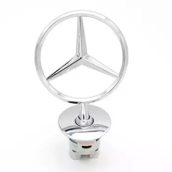 Для Mercedes Benz W204 W212 W220 W210 W221 C E S Class Аксессуары Автомобильный капот Передний хромированный логотип Капот Маркировка звезды Капот Значок