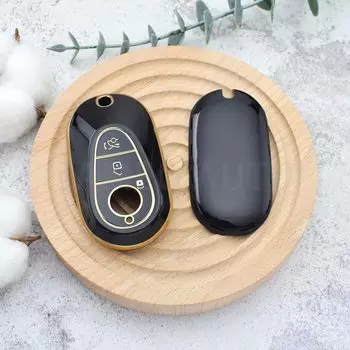 Для Mercedes Benz W206 W223 C S Class S350 C200 C260 C300 S400 S450 S500 2021 2022 2023 2024 Чехол для автомобильного ключа из ТПУ