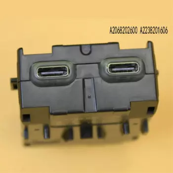 Для Mercedes-Benz W206 W223 USB разъем зарядного устройства интерфейс A2068202600 A2238201606 USB разъем