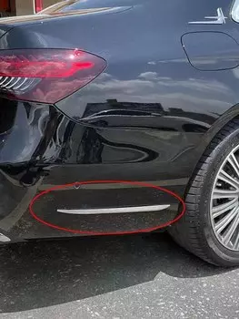 Для Mercedes Benz W213 хромированная задняя дверь боковая отделка протектор Боковой бампер украшение для класса E Klase внешние аксессуары