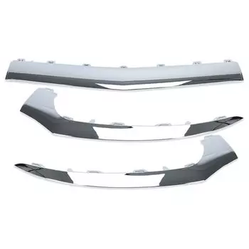 Для Mercedes-Benz W218 CLS 2015 2016 2017 2018, накладка на передний бампер, хромированная молдинговая губа, хромированная накладка, аксессуары