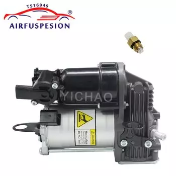 Для Mercedes Benz W221 W164 X164 W166 X166 Компрессорный насос пневматической подвески с воздушным клапаном 2213200704 1643201204 1663200104