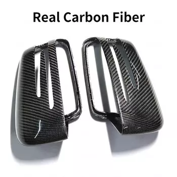 Для Mercedes Carbon Mirror W204 W207 W212 W176 W218 W221, карбоновые колпачки для Mercedes A C CLS E CLA Class Крышка для зеркала из углеродного волокна
