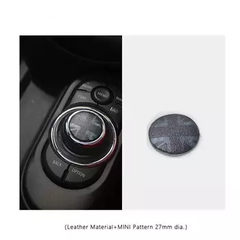 Для MINI Cooper F55 F56 F57 Автомобильная мультимедийная кнопка управления, накладка на ручку, наклейка для MINI Cooper F56, аксессуары