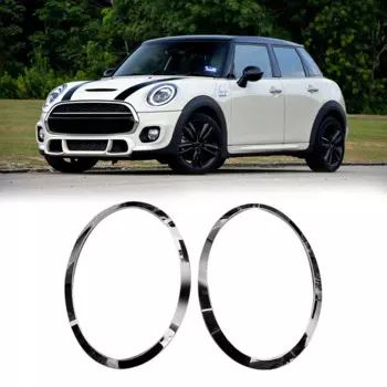 Для MINI Cooper R55 R56 R57 07-15 Хромированная передняя фара рамка фара кольцо для бровей крышка отделка Замена
