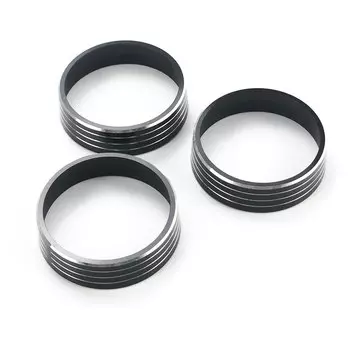 Для Mitsubishi ASX Lancer Outlander Sport RVR 3 шт./компл. автомобильный Кондиционер переключатель контроля тепла Ручка переменного тока кольцо автомобильные аксессуары