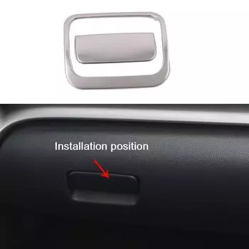 Для Mitsubishi Eclipse Cross 2017-2021 интерьерная Автомобильная консоль из нержавеющей стали GPS-навигация крышка дверная внутренняя ручка Чаша наклейка