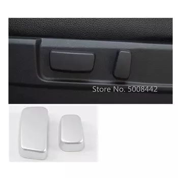 Для Mitsubishi Outlander 2016 2017 2018 2019 2020 2021 крышка ABS матовая ручка регулировки сиденья кнопка переключения крышки отделки часть 2 шт.