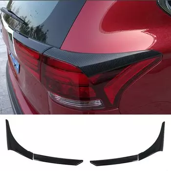 Для Mitsubishi Outlander 2016 -2020 ABS Carbon FiberTaillight Streamer, задняя фара