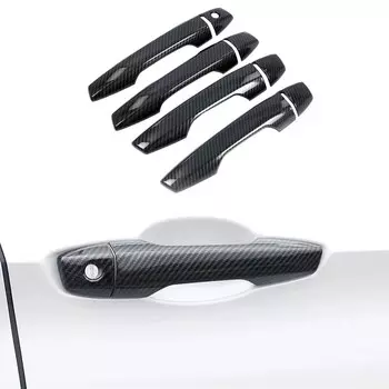 Для Mitsubishi Outlander 2022 2023 2024 крышка дверной ручки защитная обшивка глянцевые черные Серебряные автомобильные наклейки ABS хромированные автозапчасти