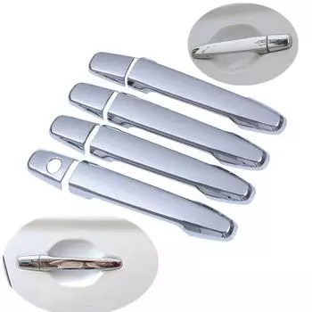 Для Mitsubishi Outlander Lancer ASX 2008 2009 2010 2011 2012 2013 2014 2015 2016 2017 ABS хромированная дверная ручка, внешние аксессуары