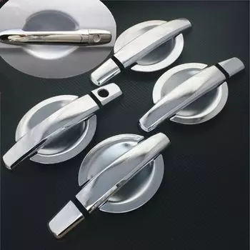 Для Mitsubishi Outlander Lancer ASX 2008-2018 новая хромированная дверная ручка, аксессуары для стайлинга