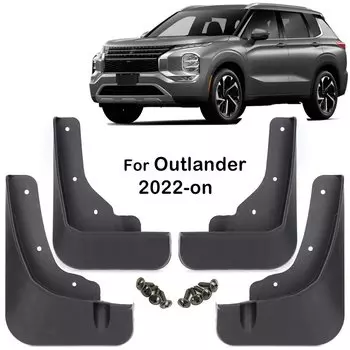 Для Mitsubishi Outlander PHEV GM GN ZM 2022 2023 2024 Брызговики переднее заднее формованное крыло автомобильные аксессуары