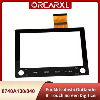 Для Mitsubishi Outlander Radio NAV 2020-2022 года 8-дюймовый сенсорный экран дигитайзер сменные детали 8740A040 8740A130