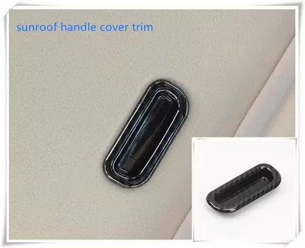 Для Mitsubishi Pajero Shogun V80 2007-2021 карбоновое волокно стиль интерьер Sunroof переключатель рамка/ручка Крышка отделка автомобильные аксессуары