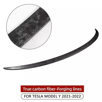 Для Model3 2023 автомобильный спойлер из настоящего углеродного волокна для Tesla Model 3 Y оригинальные Высокопроизводительные аксессуары для модификации внешней части