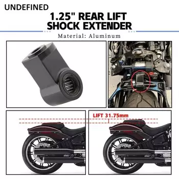 Для моделей Harley Softail Fat Street Bob Low Rider S FXFB FXBRS FXBB FXFBS 1-1/4 дюйма, удлинитель с задним подъемником и амортизационным креплением