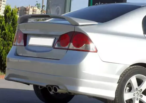 Для моделей Honda Civic Fd6 от 2006 до 2012, спойлер со светодиодной лампой, комплект аксессуаров для бампера, сплиттер бампера, передние лапки, боковые Скидки