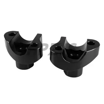 Для мотоцикла Harley Davidson Dyna Fat Boy Softail Sportster XL 883 1200 черный/хром 1 дюйм руль 1 1/2 дюйма руль Risers