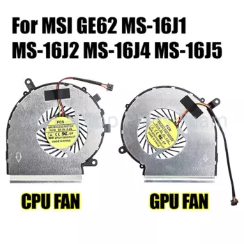 Для MSI GE62 MS-16J1 MS-16J2 MS-16J4 MS-16J5 ноутбук CPU графическая карта fan