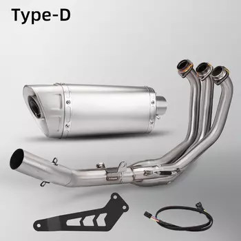 Для MT09 MT09SP FZ09 2021-2023 выхлопная труба мотоцикла полная система M1 нержавеющая сталь