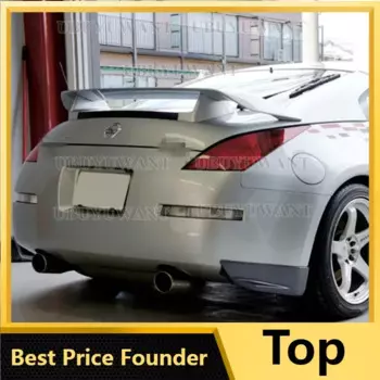 Для Nissan 350Z Fairlady Z34 2002-2008 гг. | Спойлер на крыло задней крышки багажника в стиле Rocket Bunny Style Duckbill (CARBON FIBER/FRP-матовый черный)