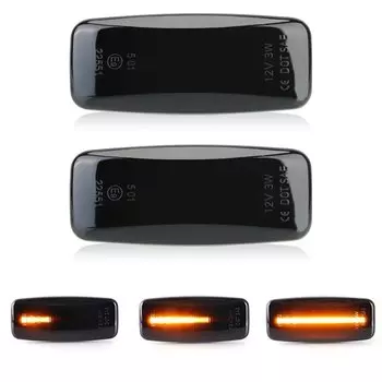 Для Nissan Almera Atlas Cima Fuga President Sylphy Bluebird Sunny Teana Murano светодиодный боковой габаритный фонарь Янтарный указатель поворота на крыле