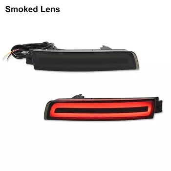 Для Nissan Juke Murano Quest Sentra для Infiniti FX35 FX37 FX50 QX70 Красный светодиодный отражатель заднего бампера Задний/стоп-сигнал Сигнальный фонарь