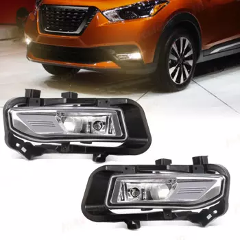 Для Nissan Kicks 2017 2018 2019 противотуманные фары автомобиля DRL дневные ходовые огни галогенные фары водонепроницаемые автоаксессуары 12 В 2 шт.