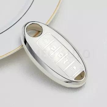 Для Nissan Leaf Micra Qashqai J11 J10 X Trail T32 Versa Note Patrol брелок для ключей с 5 кнопками, чехол из ТПУ для автомобильного ключа, аксессуары