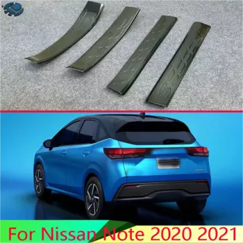 Для Nissan Note 2020 2021 нержавеющая сталь внутренняя панель порога Накладка ножка ступенчатая накладка Защитная крышка