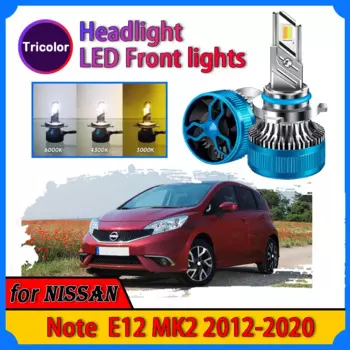 Для Nissan Note E12 2012-2020 подключи и работай лампа для передней фары с изменяемой яркостью белого света с трехцветной регулировкой автозапчасти