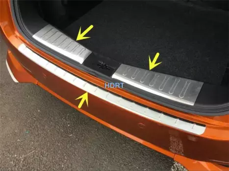 Для Nissan Note E-Power 2016-2020 автомобильный Стайлинг задний бампер накладка на педаль Накладка на порог защитные аксессуары