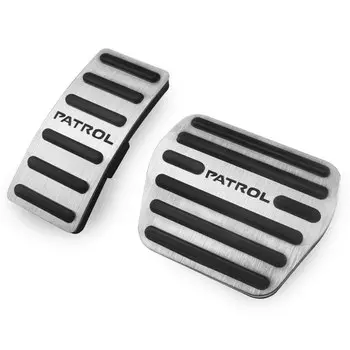 Для Nissan Patrol Y62 2010-2014 2015 2016 2017 2018 2019 2020 2021 2022 2023 автомобильные педали акселератора и тормоза, накладка, аксессуары