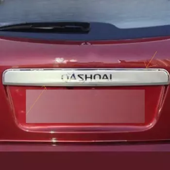 Для Nissan Qashqai J10 2008-2014 Стайлинг автомобиля из нержавеющей стали задняя дверь багажник Задняя дверь захват ручка отделка крышка двери Edg протектор