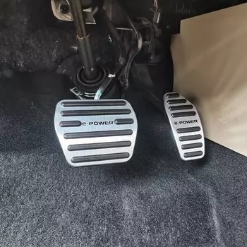 Для Nissan Serena e-POWER C27 C28 из алюминиевого сплава, педаль акселератора автомобиля, педаль тормоза, чехол, нескользящий автомобильный салонный стиль