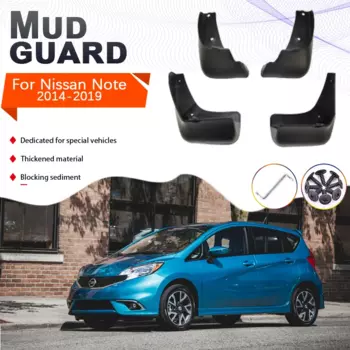 Для Nissan Versa Note E12 2014 ~ 2019 2018 4x брызговики брызговики крылья передние и задние колеса брызговики аксессуары для стайлинга автомобилей