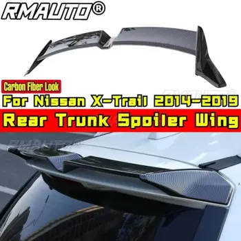 Для Nissan X-Trail 2014-2019 комплект кузова заднее крыло из углеродного волокна спортивный стиль задний спойлер на крышу автомобильные аксессуары