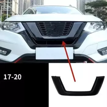 Для Nissan X-Trail 2017-2021 ABS хром U-образная передняя решетка радиатора Декоративная полоса Защита от царапин автомобильные аксессуары