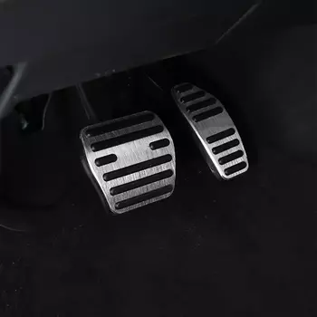 Для Nissan X-trail e-POWER T33 Rogue 2024 аксессуары крышка педали акселератора тормоза противоскользящая накладка алюминиевый сплав Резиновый рукав