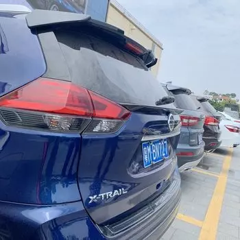 Для Nissan X-Trail Rogue T32 2014 2015 2016 2017 Автомобильный багажник губа задний Aero дополнительный спойлер крыло обшивка жемчужно-белый черный