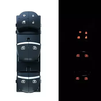 Для Nissan X-Trail T32 Murano 2014-2020 сирена C27 авто светодиодный подсветка питания окно кнопка переключатель RHD правый руль