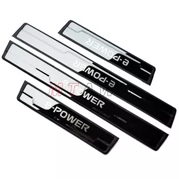 Для Nissan X-Trail T33 Qashqai J12 E-POWER 2022-2025 нержавеющая хромированная накладка на порог автомобиля, защита педали, Стайлинг