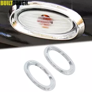 Для Nissan X-Trail Xtrail X Trail T31 2008 2009 2010 2011 2012 2013, хромированная крышка бокового указателя поворота, накладка, Стайлинг автомобиля