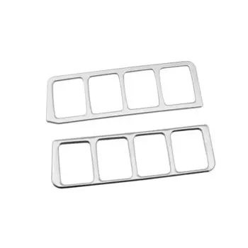 Для Nissan Xtrail T32 2013-2021 Qashqai J11 2014-2022 LHD противотуманные фары ECO переключатель управления накладка наклейка крышка аксессуары